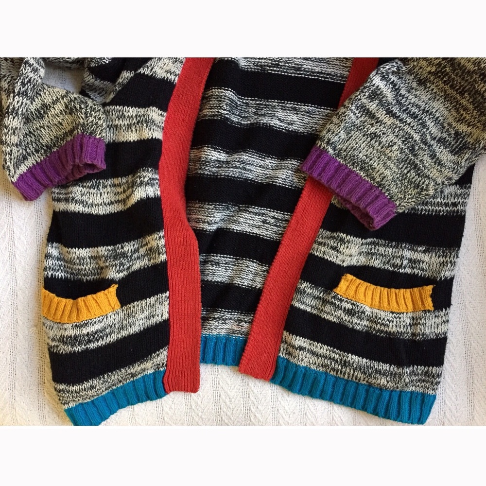 Vintage Josephine Cardigan with Colorful Accents